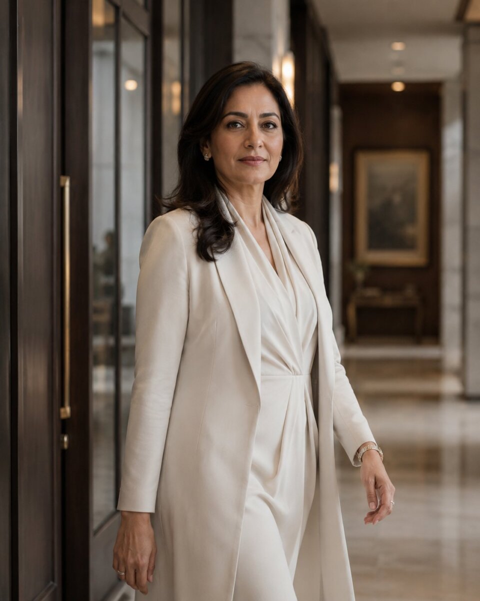 A senior professional whose image reflects the stature of her role